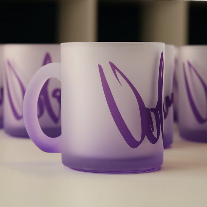 Volane Neo Logo Glas Tasse 300ml 10oz Volane Made by Buttwich - ButtwichTasseGlasKaffeetasseMade by Buttwich