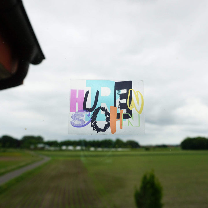 Hurensohn Transparent Sticker | 4er Pack - ButtwichStickerFolienstickerHRNSHNHurensohn