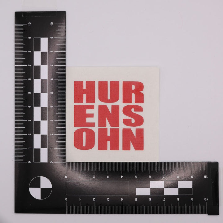 HURENSOHN Vinyl Freiform Sticker - ButtwichSticker