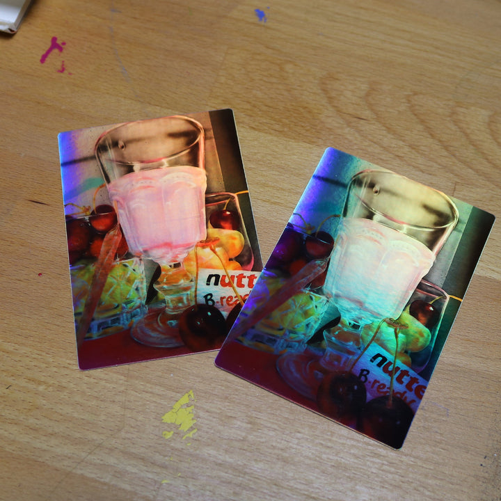 NeddoNudde Shiny | Volane Sticker Hologram Holo A7 - ButtwichStickerButtwichHochformatHolo