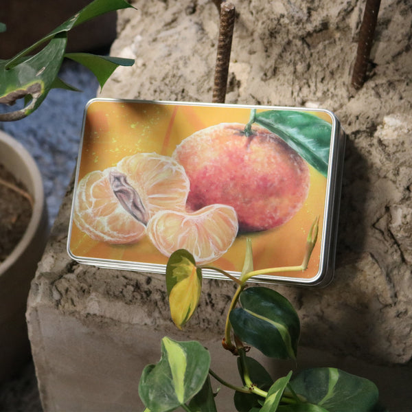 Tangerine Volane XL Stiftebox Geschenkdose Made by Buttwich | - ButtwichStifteboxGeschenkdoseMade by ButtwichMetall