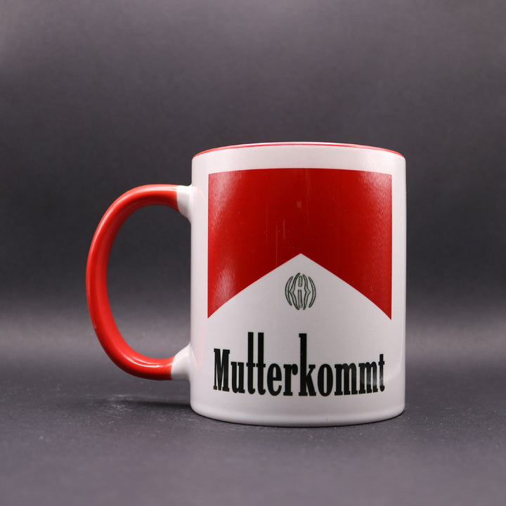 Volane Sammeltasse "Mutterkommt" limitiert zweifarbig Keramik 340ml Made by Buttwich - ButtwichTasse